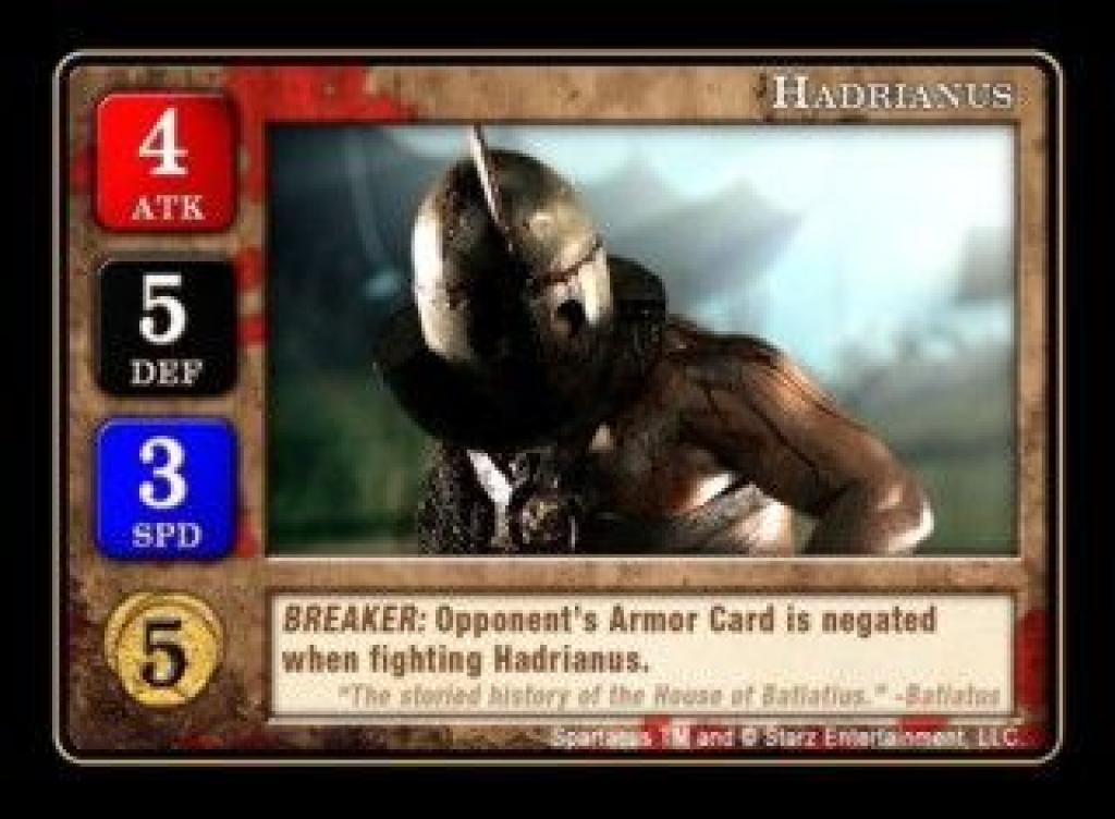 Spartacus: Hadrianus Promo Card