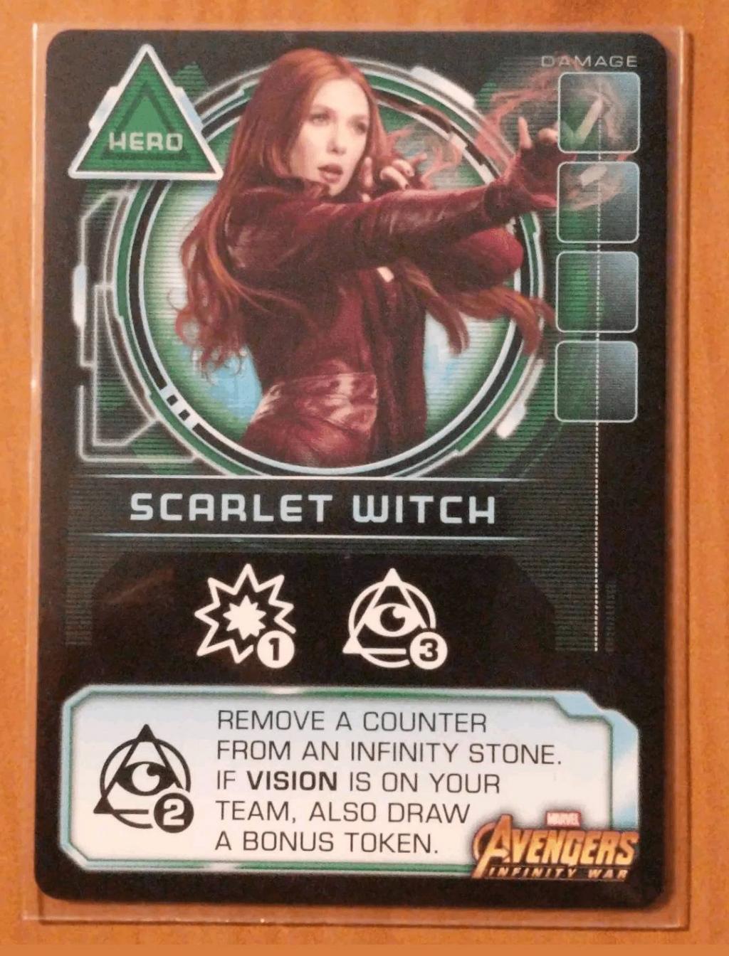 Thanos Rising: Avengers Infinity War – Scarlet Witch Promo Card