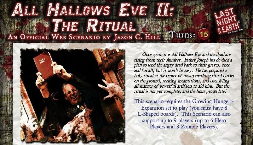 Last Night on Earth 'All Hallows Eve II: The Ritual' Scenario